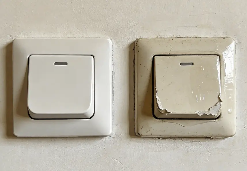 soft touch wall switch aging in hot climate.webp