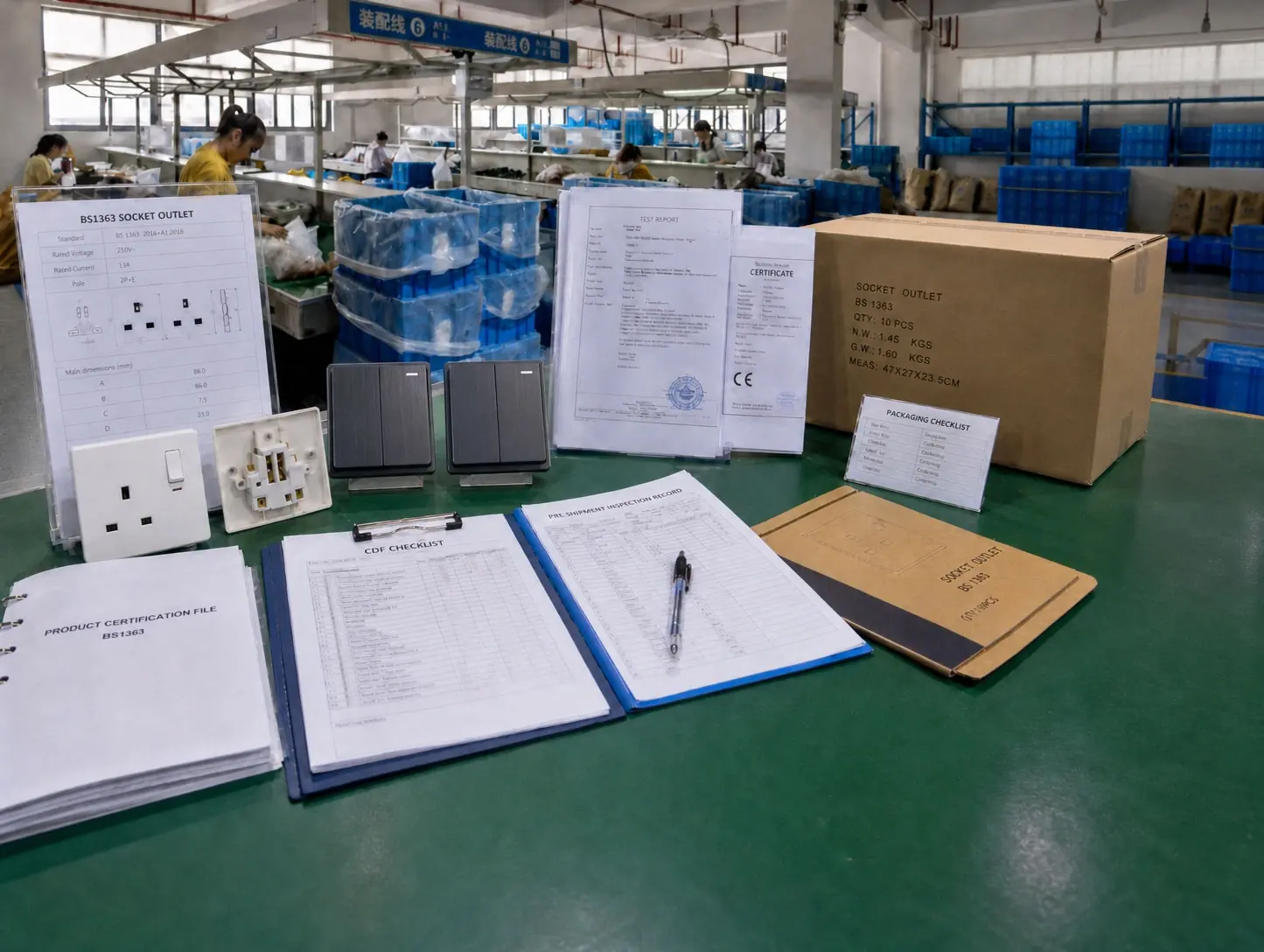 Switch and socket sourcing China factory verification for Middle East buyers